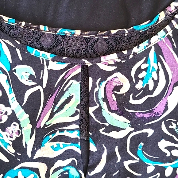 VAN HEUSEN Two Tone Blue Top XL - Picture 8 of 8